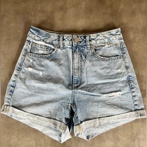 Garage Denim Mom Shorts
